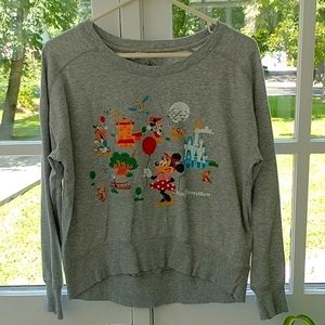 Disney parks Long Sleeve Shirt Mickey Minnie Walt Disney World size small